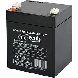 Акумулятор EnerGenie AGM 12V (12V/5Ah/60Wh) (BAT-12V5AH) [114602]