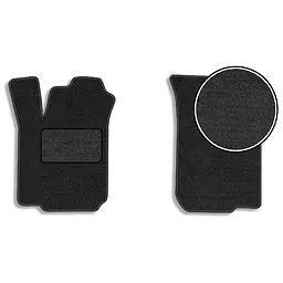 Передні ворсові килимки для Volkswagen Jetta / Bora 1998-2005 з підп'ятником 2 шт (Carrera)