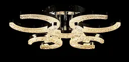 Світлодіодна люстра Splendid Ray L1654/3+3 LED (CH), білий, хром, 96 Вт, від 8-16 м² - мініатюра 4