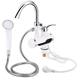 Проточний водонагрівач на кран з душем Water Faucet & Shower з нижнім підключенням - мініатюра 2