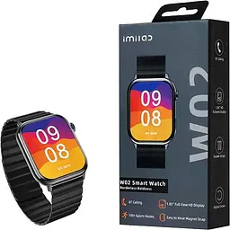 Розумний годинник IMILAB w02 глобальна версія чорний IMISW02 - мініатюра 3