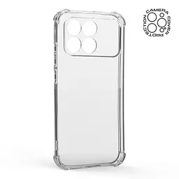 Прозрачный чехол для Xiaomi Poco F8 Pro с защитой камеры и усиленными бортами, тонкий, силиконовый, бесцветный, ударопрочный, противоударный бампер с закрытой камерой, ArmorStandart (ARM89263) - мініатюра 2