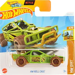 Набір: Базова машинка Hot Wheels HW Dirt HW Roll Cage зелена (5785) + Базова машинка Hot Wheels HW Metro Speed Dozer бордовий (5785) - мініатюра 2