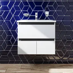 Тумба підвісна AM.PM X - Joy 65 см з умивальником M85-FHX0653-WC0653WG38 - мініатюра 2