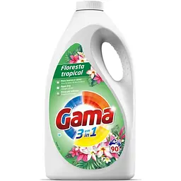 Гель для прання Gama Floresta Tropical 3в1 90 циклів прання 4.05 л 