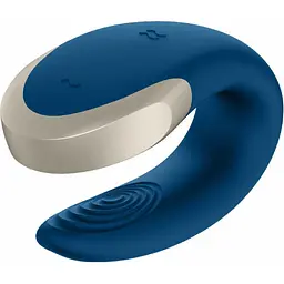 Смарт-вібратор для пар Satisfyer Double Love Luxury Partner Vibrator Blue (SO4929) [104614] - мініатюра 2