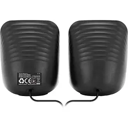 Колонки 2.0 S-25 Black, 2 x 3 Вт, USB, mini-jack 3.5 мм (EL121100022) REAL-EL teh0029026 - мініатюра 4