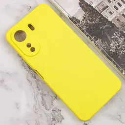 Чохол Silicone Cover Lakshmi Full Camera (AAA) для Xiaomi Redmi 13C / Poco C65 Жовтий / Yellow - мініатюра 2