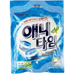 Льодяники Anytime Bluemarine без цукру Lotte 60г