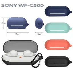Чохол для навушників BeCover Silicon для Sony WF-C500 White (712026) - мініатюра 3