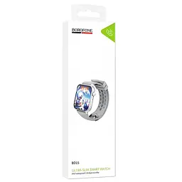 Смарт-годинник Borofone BD15 Smart sports watch (call version) Silver - мініатюра 3