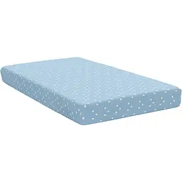 Простирадло на резинці LeLit полісатин P-0228 180х200см блакитний (le2000000323503) - мініатюра 2