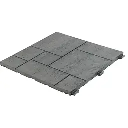 Покриття для підлоги MultyHome Mosaic декоративне рифлене 30х30 см 6 шт. світло-сіре (211858) - мініатюра 2