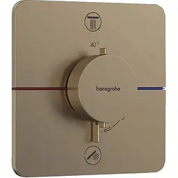 Термостат для душу Hansgrohe ShowerSelect Comfort Q brushed bronze 15583140