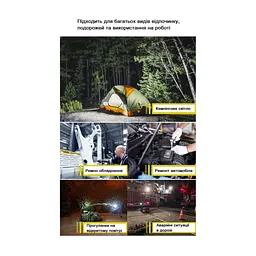 Ліхтар Quantum worklight Worker 15W COB+LED з функ Power Bank (QM-FL2030) - мініатюра 6
