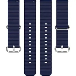 Універсальний ремінець для смарт-годинників Ocean Band 22mm Midnight Blue [84729] - мініатюра 5