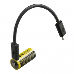 Акумулятор із захистом Nitecore Li-Ion 16340 RCR123A NL169R 950mAh 3.6V USB-C Чорно-жовтий (2465650002) - мініатюра 2