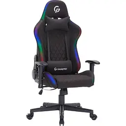 Геймерське крісло GamePro GC700FB RGB Size L Fabric Black [126423] - мініатюра 5