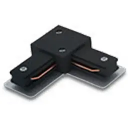 Конектор Feron LD1005 кутовий чорний (10360)