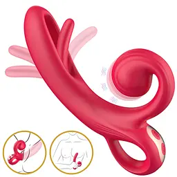 Вибратор-кролик Sweet Play Tongue-Flipping Vibrator А4 - мініатюра 5
