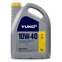 Автомобільна моторна олива YUKO SUPER GAS 10W-40 5л - мініатюра 1
