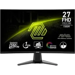 Монітор 27" MSI MAG 27C6X Curved FHD VA 250Hz (MAG 27C6X)