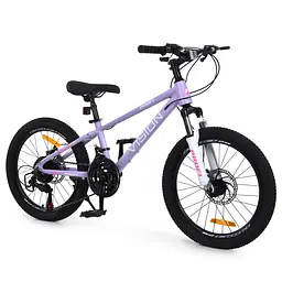 Велосипед PROFI VISION 20", алюмінієва рама 11", 21 швидкість, бузковий (VS-2002)