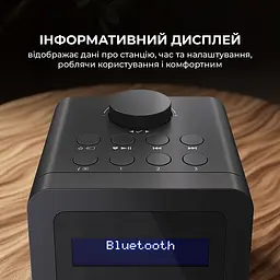 Радіоприймач Sharp DR-430 Black - мініатюра 3