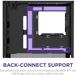 Корпус для ПК NZXT H3 Flow All Black (CC-H31FB-01) - мініатюра 7