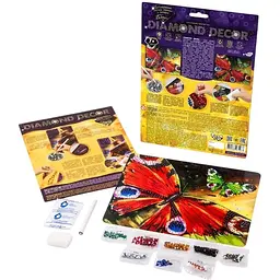 Набір креативної творчості Danko Toys Diamond Decor Метелики DD-01-10 - мініатюра 2