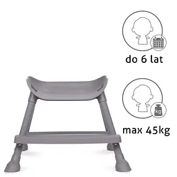 Стілець для годування 4в1 Kidwell EATAN Grey - мініатюра 4