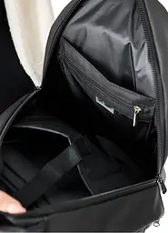 Жіночий рюкзак Sambag Zard LZN чорний тканевий 43 х 27 х 13 см (25000065) - мініатюра 8