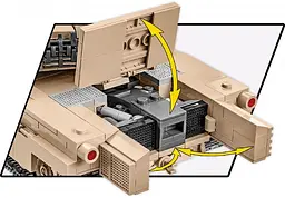 Конструктор Cobi Танк M1A2 Abrams, масштаб 1:35, 975 деталей (COBI-2622) - мініатюра 6
