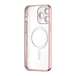 Чохол Ductil Metallic Edge with MagSafe (Protected Camera & Lens) iPhone 14 Pro Max Pink - мініатюра 3