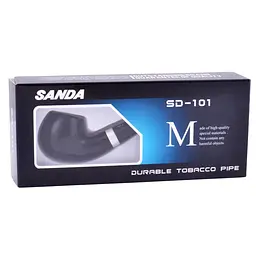 Трубка курильна Sanda SD-101 №HL-211 Black (10918) - мініатюра 3