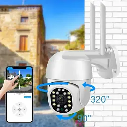 Wi-Fi камера відеоспостереження 5 Мп HX A 1536C / Wi-Fi камера з датчиком руху / полична камера WiFi - мініатюра 2