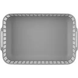 Кошик для зберігання Ardesto пластик PP 33x22x16.3 см 7 л cірий (ARHC2507GG) - мініатюра 4