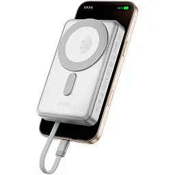 Зовнішній акумулятор WiWU Elite Wi-P056 10000mAh 22.5W Silver (6977703652390) [161281] - мініатюра 5
