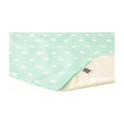 Пелюшки для малюків Еко Пупс Eco Cotton непромокаюча двостороння 50х70 см ментол,зірочки (EPG10N-5070zk) - мініатюра 2