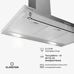 Витяжка кухонна Klarstein Montblanc 90 610 м3/год (10040268) - мініатюра 3
