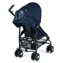 Прогулянкова коляска Peg-Perego Pliko Mini Classico Class Navy, темно-синій (IPKR280000SU41) - мініатюра 3
