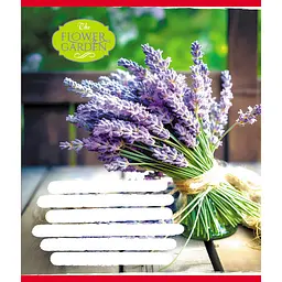 Зошит для школярів "The Flower Garden" 024-590552K-1 у клітинку 24 аркуші