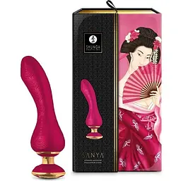 Вібратор для точки G Shunga Sanya Raspberry гнучкий ствол - мініатюра 7
