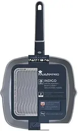 Сковорода гриль MasterPro Indigo, 28х28 см (BGMP-7976) - мініатюра 5