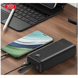 Зовнішній акумулятор XO PR240 30000 мАг 20W чорний 6920680855544 - мініатюра 4