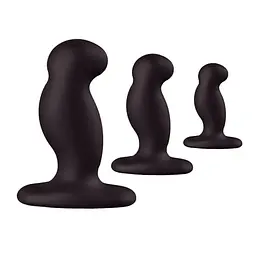 Набор анальных пробок, 3 шт (чёрный) Nexus Anal Starter Kit