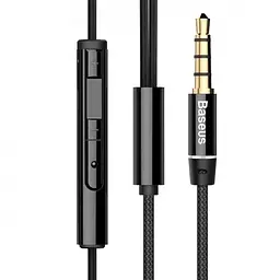 Провідні навушники Baseus Premium Enock H06 lateral in-ear, 3.5mm, 1.2m, Black, NGH06-01 - мініатюра 2