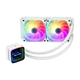 Система рідинного охолодження Enermax Aquafusion ADV 240 White ARGB (ELC-AQFA240-SQA-W) - мініатюра 8