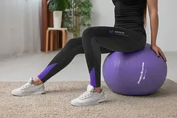 М'яч для фітнесу (фітбол) Power System PS-4011 Ø55 cm PRO Gymball Purple (PS-4011_55cm_Purple) - мініатюра 3