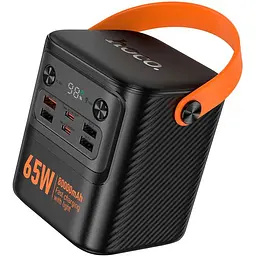 Зовнішній акумулятор Hoco J152 Pro Balance 80000mAh 65W Black (652100) [155755] - мініатюра 2